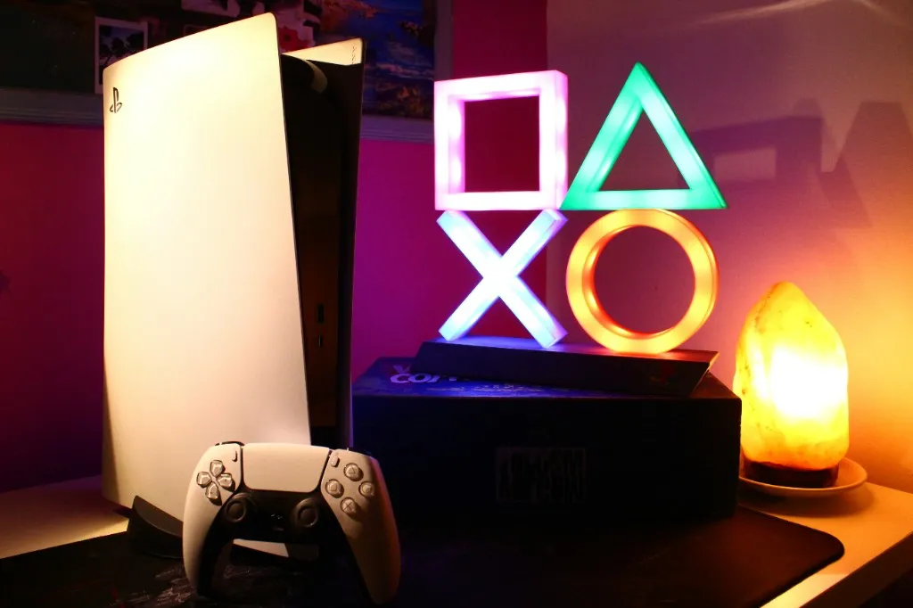 PlayStation 5 console and DualSense controller